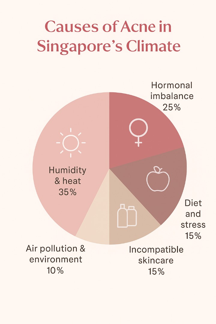 Common acne triggers faced by Singapore residents